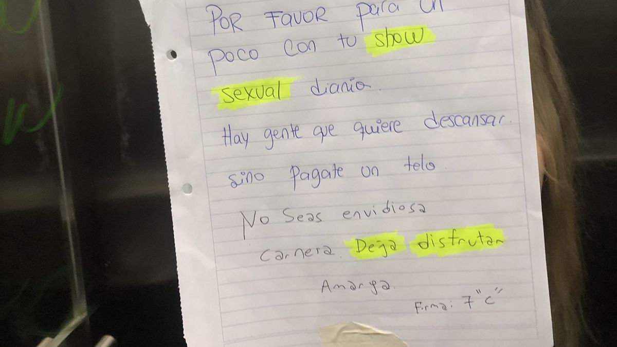Por favor, pará un poco con tu show sexual diario: el enojo entre vecinos de un mismo edificio
