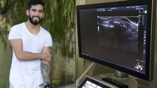 Gabo Usandivaras: La ecografía es de mi pie, tengo como un embarazo en mi dedo