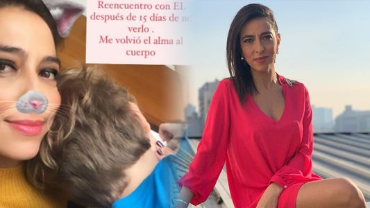 Roxy Vázquez se curó del coronavirus y se reencontró con su hijo