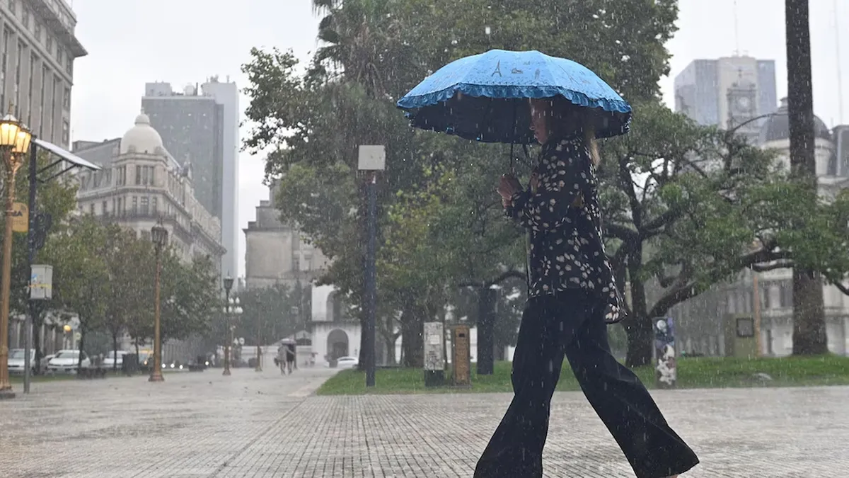 Hasta cuándo continuarán las lluvias en el AMBA (Télam)