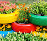 Reciclar neumáticos: el truco casero que transformará tu jardín sin gastar un peso