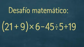 Desafío Matemático: este cálculo depende de el apuro