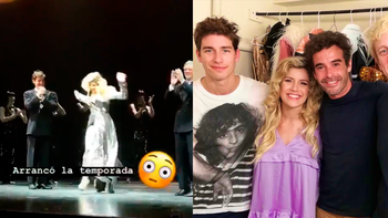 El saludo de Laurita (con tropezón incluido) y la sorpresa de Nico Cabré