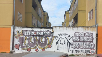 Historias | Estaba secuestrada y un graffiti le sirvió para que la rescataran: Feliz cumple Luu