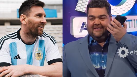 Darío Barassi compartió el mensaje de voz y foto que le envió Lionel Messi