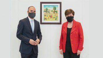 Guzmán y Georgieva, en uno de los últimos encuentros- Guzmán y Georgieva, en uno de los últimos encuentros-