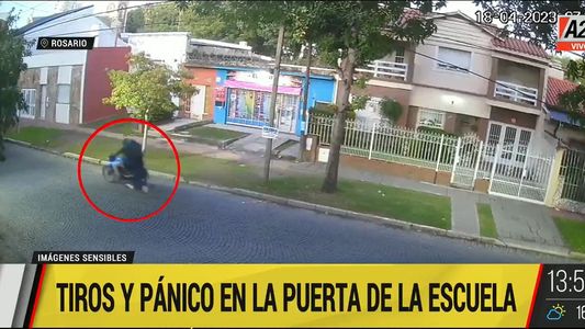 Rosario sin paz: intentaron matar de siete tiros a un empresario mientras dejaba a su hijo en la escuela