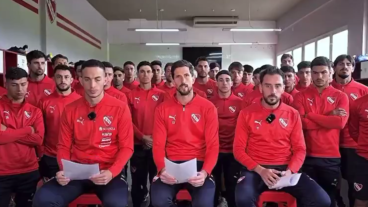 El fuerte mensaje de los jugadores de Independiente con el reproche por la eliminación de la Copa Sudamericana