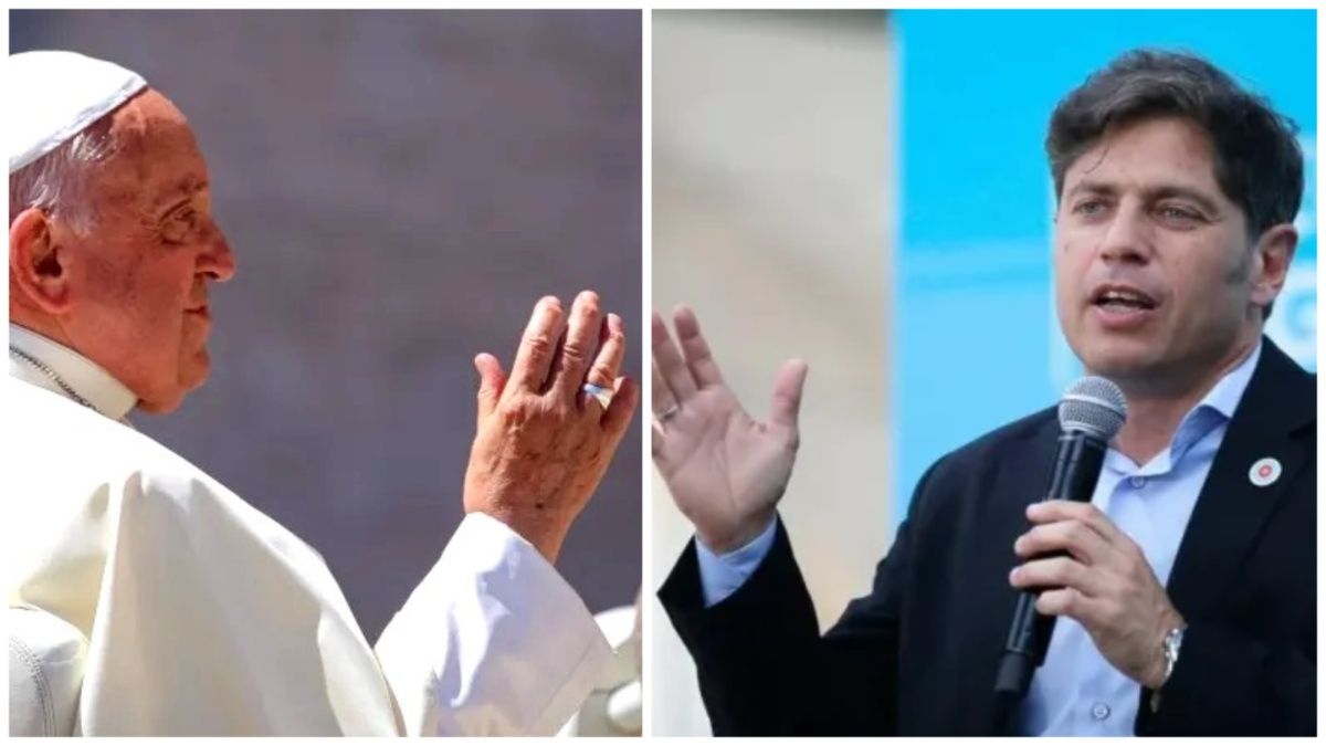 Axel Kicillof viaja al Vaticano para reunirse este jueves con el Papa Francisco