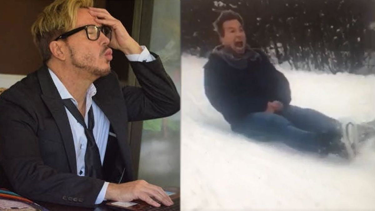 Guido Süller sufrió un accidente en Ushuaia: el video