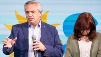Alberto y Cristina, en el acto tras las PASO.