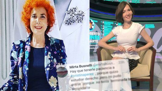 Mirtha Busnelli apuntó contra Cristina Pérez pero se equivocó y no se lo perdonaron