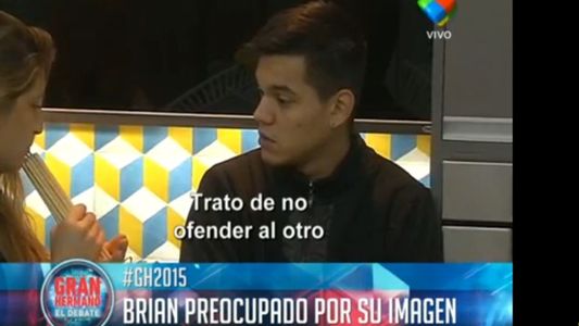 “Gran Hermano 2015” Brian no encuentra su estrategia