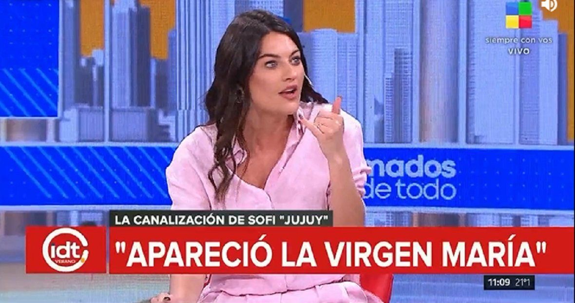 Jujuy Jiménez contó cuando en una comunicación se le apareció la virgen María, María Magdalena y el Arcángel Gabriel