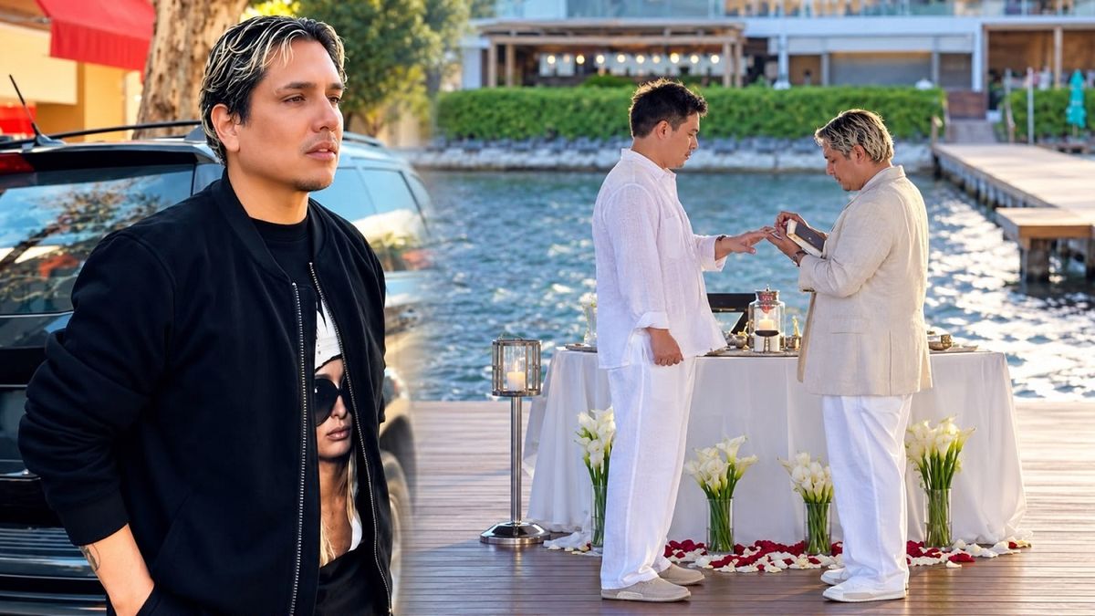 Kennys Palacios compartió el video de su íntimo casamiento en la playa y sin invitados: 14 años de historias