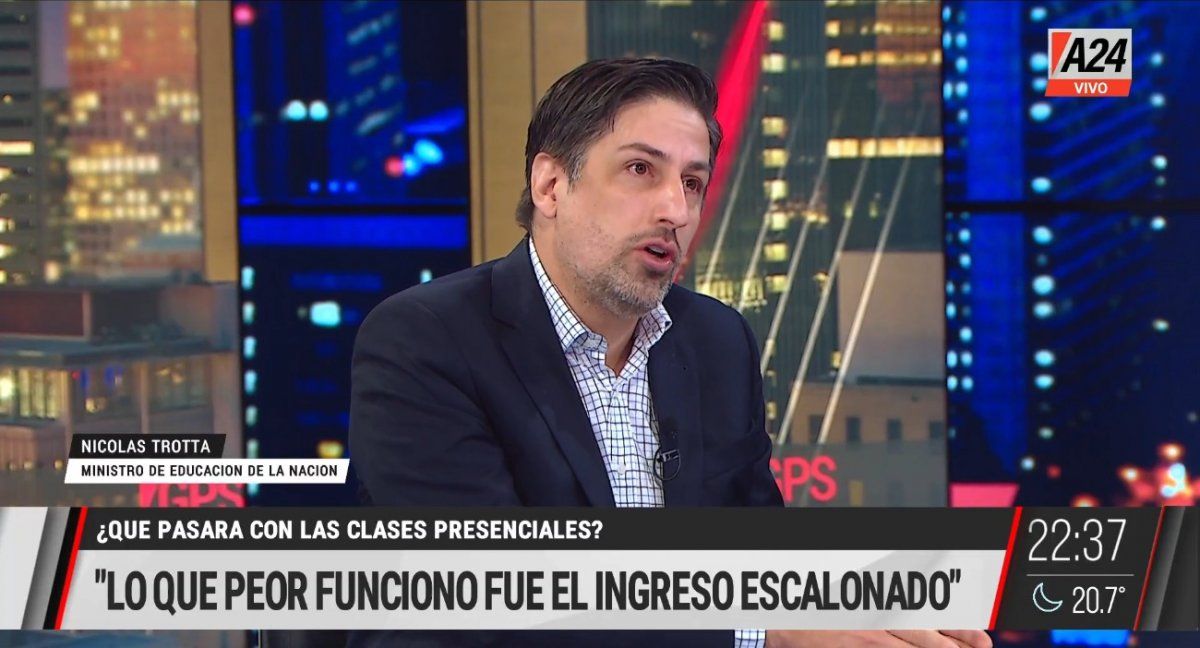 El ministro de Educación de la Nación