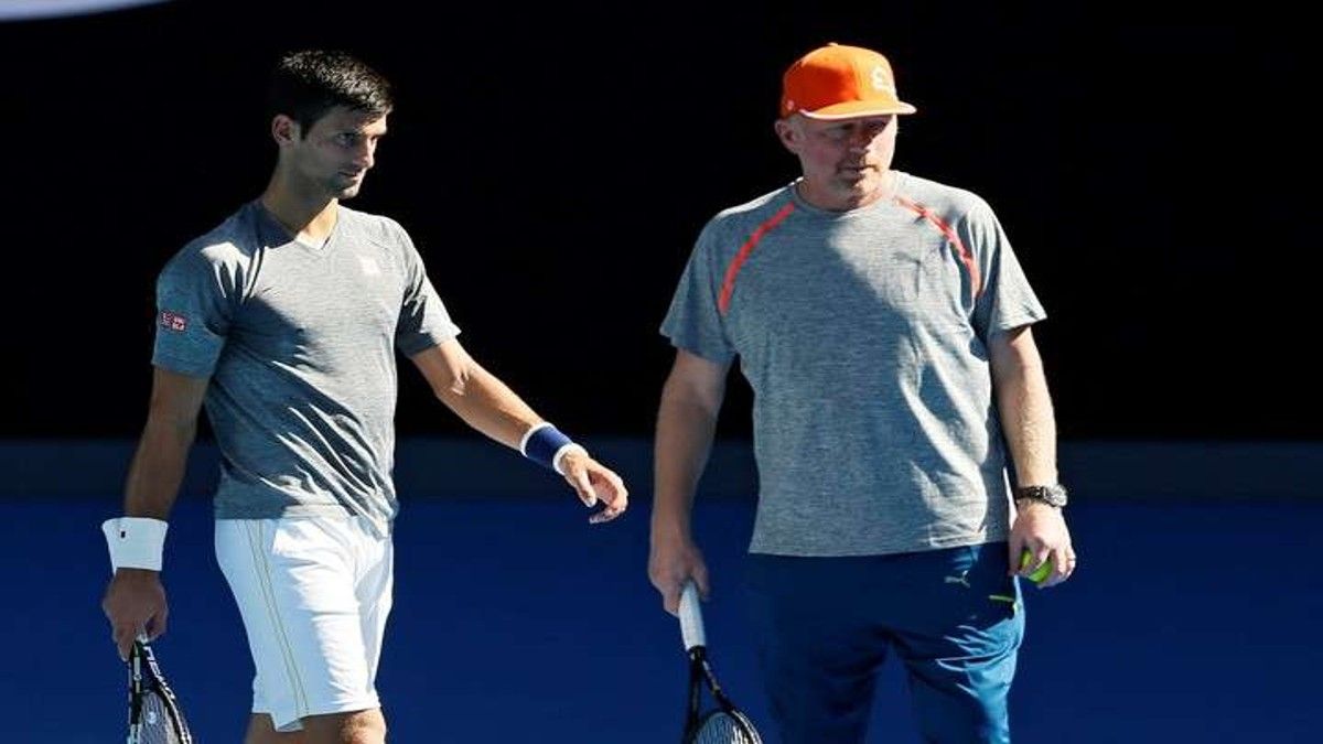 Boris Becker fue  entrenador del tenista serbio Novak Djokovic entre 2014 y 2016. 