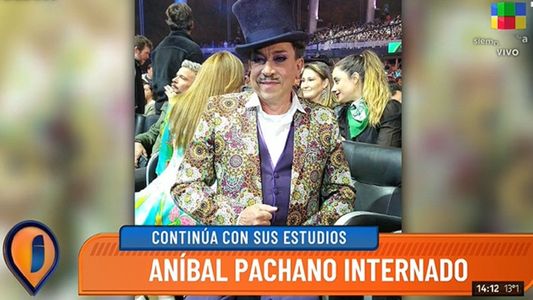 Aníbal Pachano internado