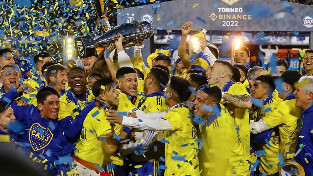 Boca se consagró campeón de la Liga Profesional 2022.