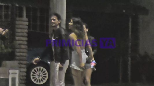 La foto del primer y pasional beso entre Celeste Muriega y Christian Sancho