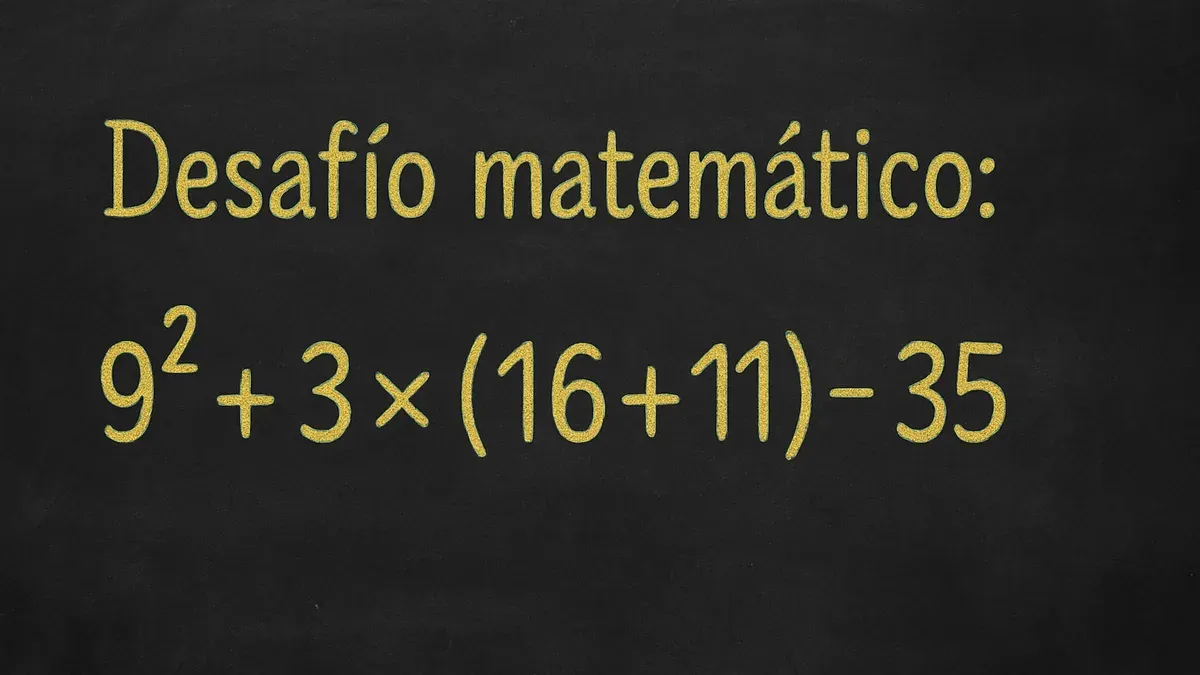 La regla esencial para resolver este desafío matemático es conocido como PEMDAS (por sus siglas en inglés) o jerarquía de operaciones.