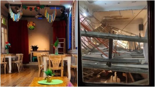 Caballito: colapsó el techo de un salón infantil y los nenes se salvaron por un gesto milagroso