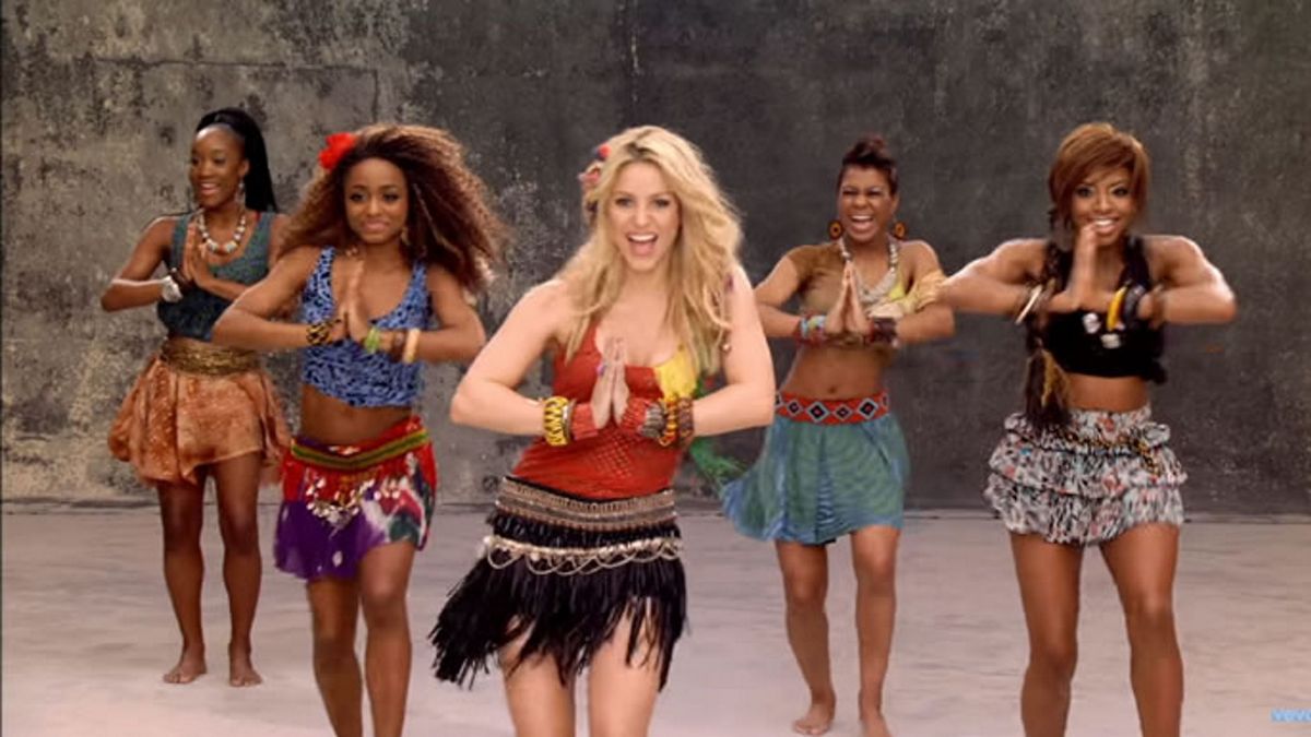 Shakira intepretó Waka Waka en el Mundial de Sudáfrica 2010.&nbsp;