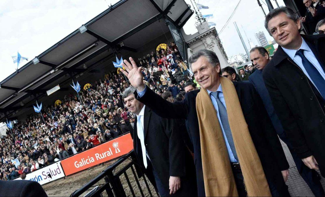 Macri visita la Rural con la expectativa puesta en las retenciones