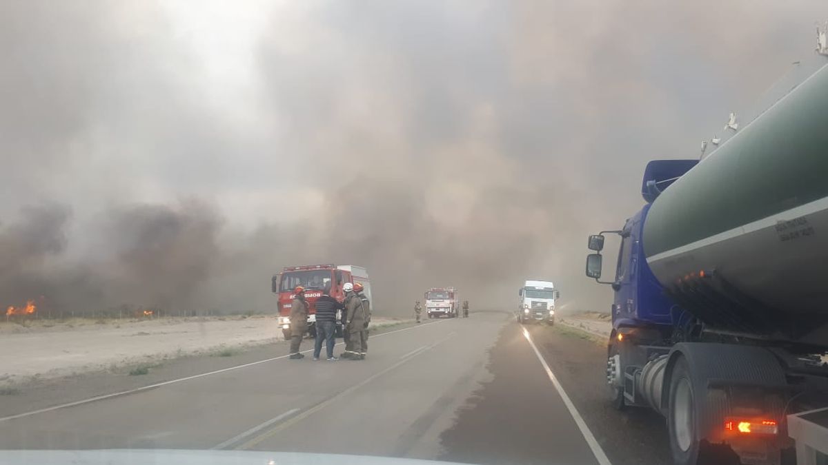 Incendios en Chubut: los focos consumieron más de 60 mil hectáreas (Foto: Twitter Mariscal Nancy)