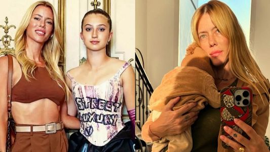 La tierna foto que compartió Nicole Neumann de Indiana Cubero y Cruz Urcera