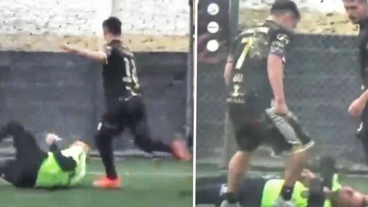Se suicidó el jugador de fútbol que le dio una patada en la cabeza a un árbitro