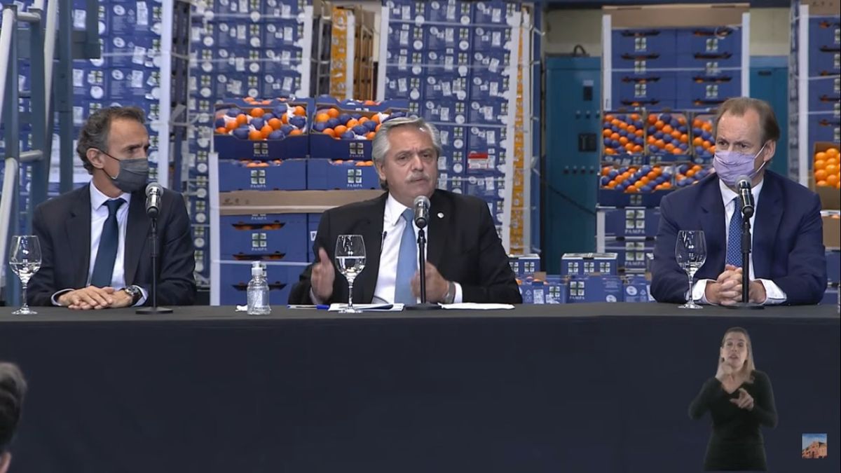 Alberto Fernández habló sobre el trabajo en las cosechas
