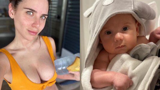 Otra reflexión fuerte de Mina Bonino sobre la maternidad: Mi hijo es perfecto