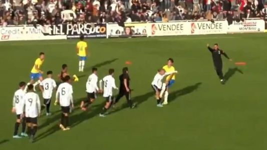 Batalla campal en el Mundial Sub-17: la Selección Argentina se agarró a trompadas con Brasil