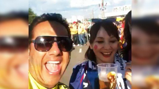 Escándalo en Colombia por un hincha que se burla de dos japonesas