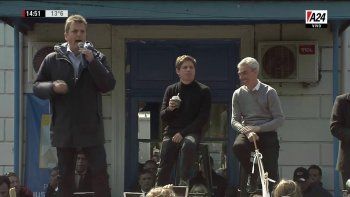 Massa se mostró junto a Kicillof y criticó a Macri: Está haciendo una gira de despedida