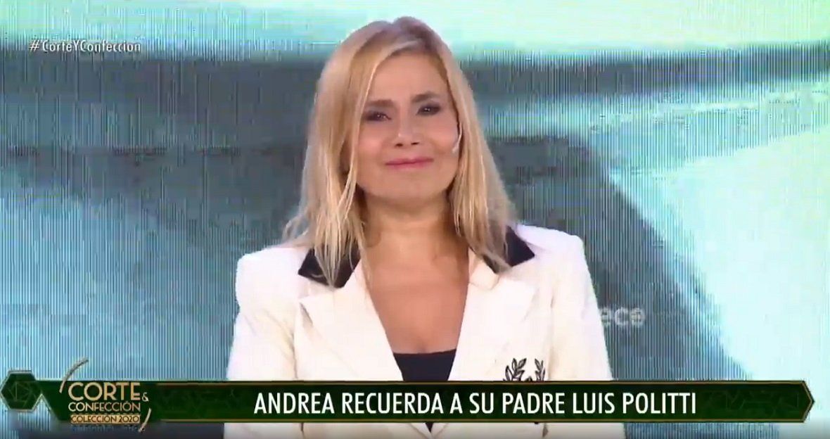 Andrea Politti se quebró al hablar de su padre a 40 años de su muerte