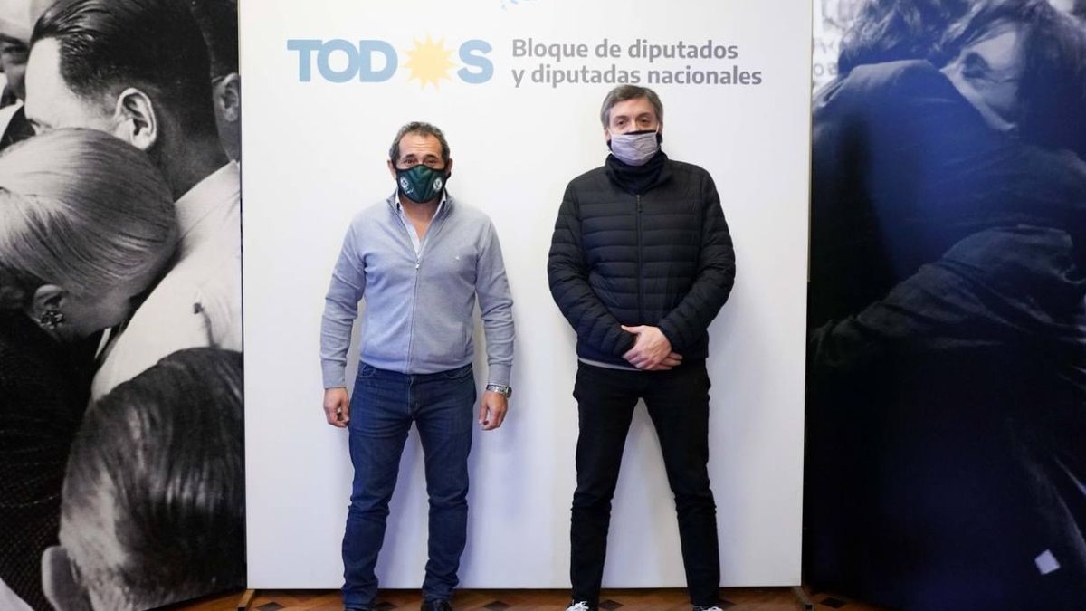 Sasia, con Máximo. (Foto: Prensa)