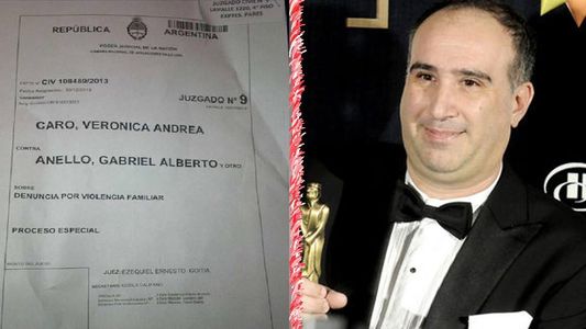 La denuncia por violencia familiar que niega Gabriel Anello