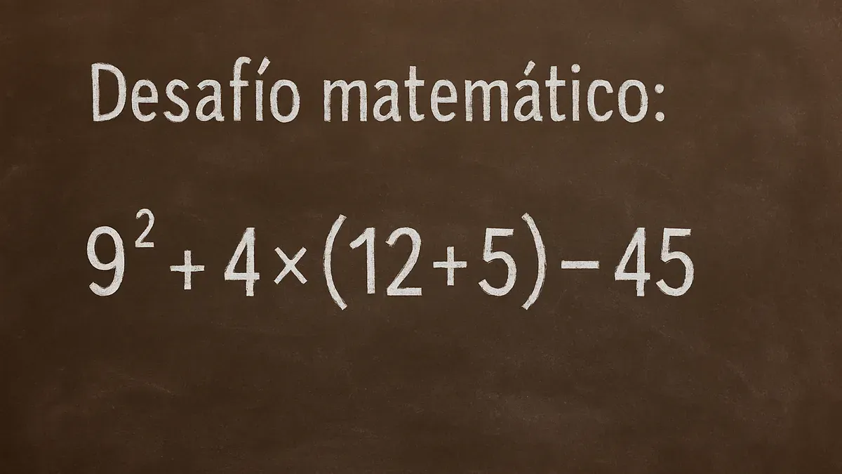 Imagen de pizarra para Desafío Matemático: ordenar los pasos sin saltear pasos