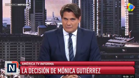 Guillermo Andino se quebró al hablar de la renuncia de Mónica Gutiérrez a América Noticias