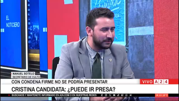 Nahuel Sotelo cruzó a Cristina Kirchner por su candidatura: Está buscando una banca, no hay otro interés
