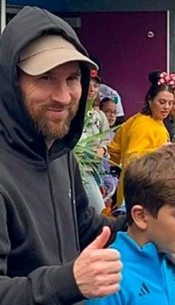 Lionel Messi y su familia revolucionaron Disney con su presencia