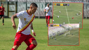 Luifa Galesio hizo un gol de otro planeta en la serie D del fútbol italiano