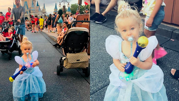 Luciana Salazar llevó a Disney a su hija Matilda: ¡Mi Cenicienta!