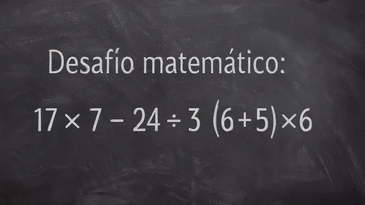 Desafío matemático: ¿en cuánto tiempo lográs resolverlo?