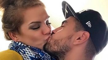 Eliana Guercio, aferrada a la virgen después del duro accidente de su esposo, Chiquito Romero