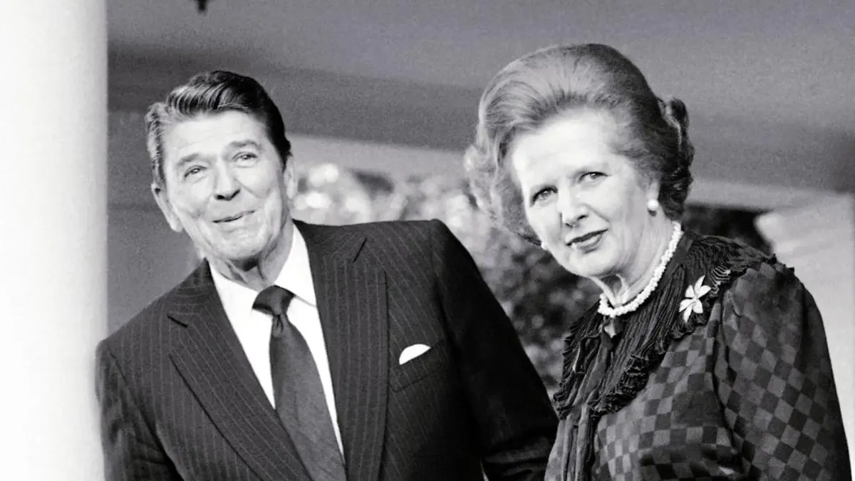 Reagan apoyó abiertamente a Margaret Thatcher durante el conflicto bélico de 1982. (Foto: archivo).