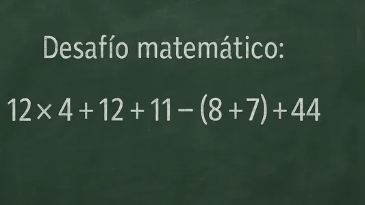 Desafío Matemático: esta operación con restas pone a prueba tu cálculo mental