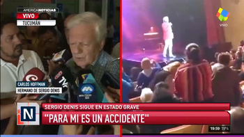 Carlos Hoffman, el hermano de Sergio Denis: Le hablé al oído y sentí un movimiento de su cabeza